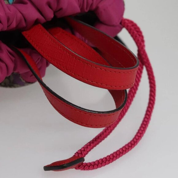 GUCCI GG Supreme Sherry Line Backpack PVC Beige Rainbow 550775 Auth 112335V - Picture 8 of 14